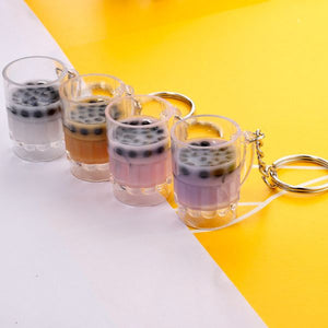 Boba Milk Tea Keychain